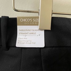 Brand New Chico's Slimming Black Pants NWT
